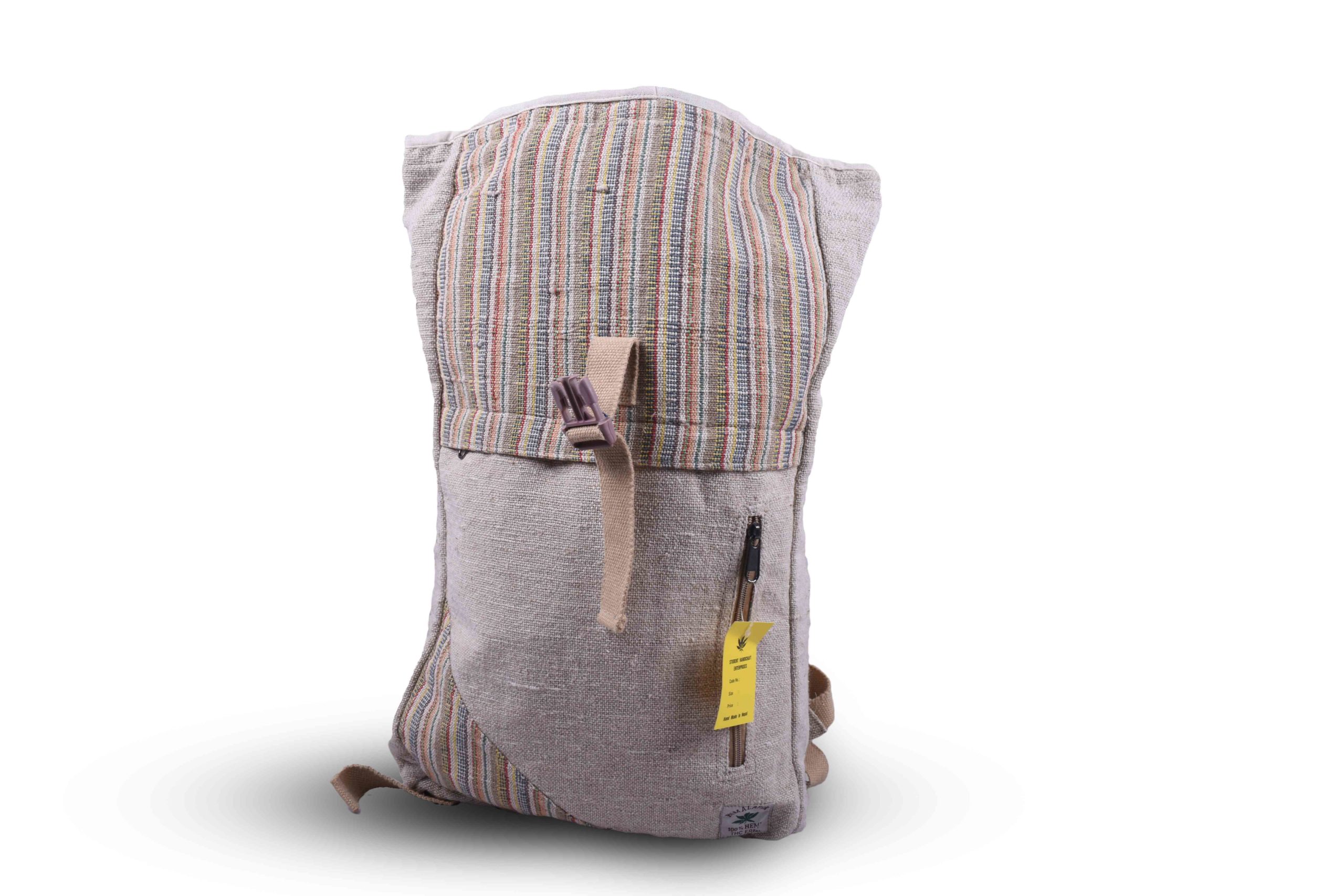 large hemp backpack