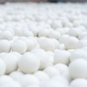 White Felt Dryer Balls | Felt Products | Handmade in Nepal