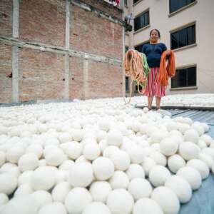 White Felt Dryer Balls | Felt Products | Handmade in Nepal