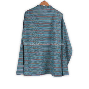 Cotton Khadar Stripe Kurtha | Kurtha | Handmade in Nepal