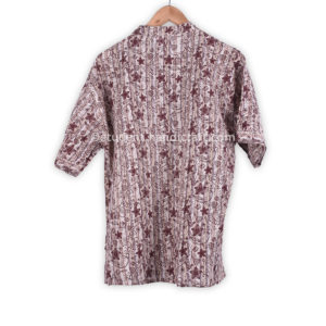 Flower Print Khadar Kurtha | Kurtha | Handmade in Nepal
