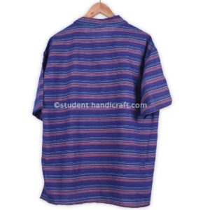 Cotton Dharkey Purplish Kurtha | Kurtha | Handmade in Nepal