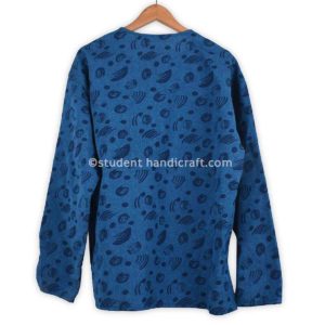 Cotton Printed Madal Button Kurtha | Kurtha | Handmade in Nepal