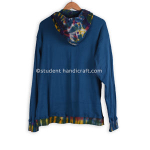 Tie-Dye Blue Cotton Hoodies | Clothing | Handmade in Nepal