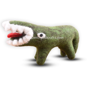 Felt Crocodile Doll | Felt Products | Handmade in Nepal