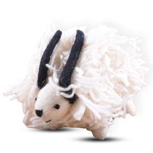 Felt White Sheep Doll | Felt Products | Handmade in Nepal