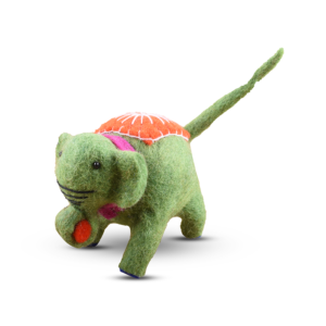 Felt Elephant Design Key Ring | Felt Products | Handmade in Nepal