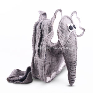 Felt Elephant Backpack | Felt Products | Handmade in Nepal