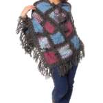 Woolen Patch Poncho