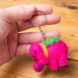 Felted Key Ring | Felt Products | Handmade in Nepal