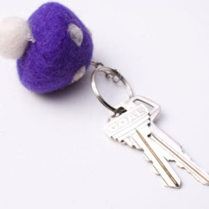 Nepalese Felted Key Ring | Felt Products | Handmade in Nepal
