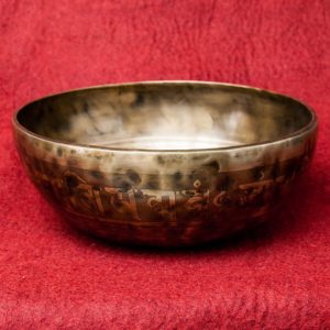 Tibetan antique singing bowl [Scale: E] | Singing Bowl | Handmade in Nepal