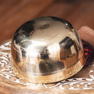 Simple singing bowl with line pattern 11.3cm | Singing Bowl | Handmade in Nepal