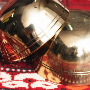 Simple singing bowl with line pattern 11.3cm | Singing Bowl | Handmade in Nepal