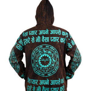 Text Printed Cotton Jacket | Cotton Jackets | Handmade in Nepal