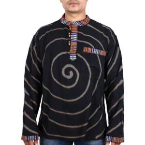 Black Unique Cotton Kurtha