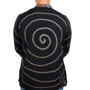 Black Unique Cotton Kurtha | Kurtha | Handmade in Nepal