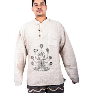 7 chakra Printed Kurtha