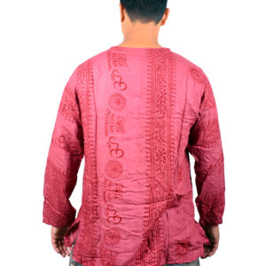 OM Printed Cotton Kurtha | Kurtha | Handmade in Nepal