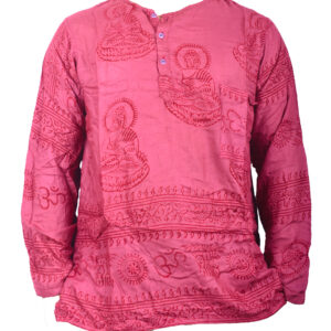 OM Printed Cotton Kurtha | Kurtha | Handmade in Nepal