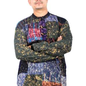 Galaxy Block Design Kurtha