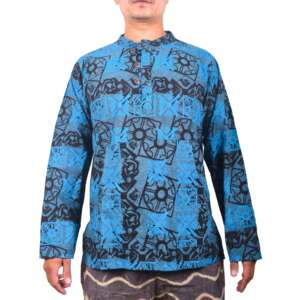 Blue Unique Cotton Kurtha