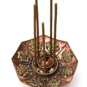 Lotus-Shaped Incense Stand | Incense and Burners | Handmade in Nepal