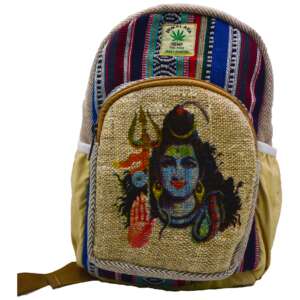 Shiva Printed Hemp Backpack