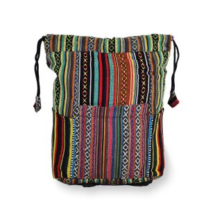 Cotton Drawstring Backpack