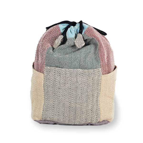 Cotton Drawstring Backpack