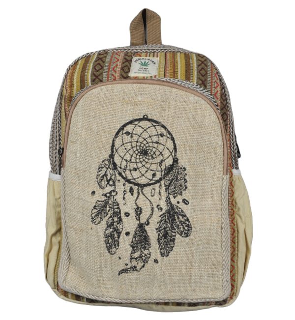 Hemp Cotton Backpack, Medium
