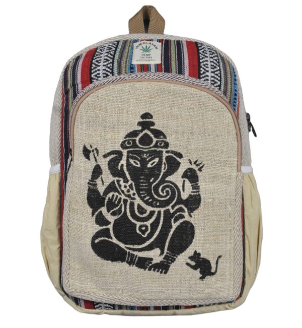 Hemp Cotton Backpack, Medium