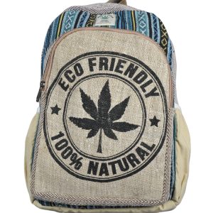 Printed Hemp Cotton Backpacks