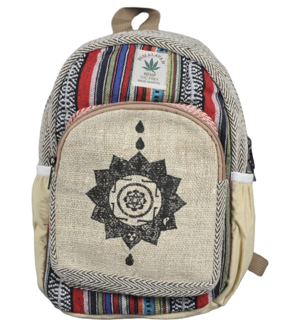 Hemp Cotton Backpack, Medium