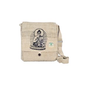Hemp Buddha Print Sidebag