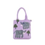 Elephant Walk Felt Bag