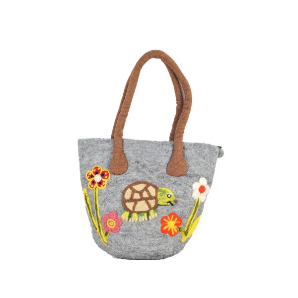 Garden Stroll Felt Tote