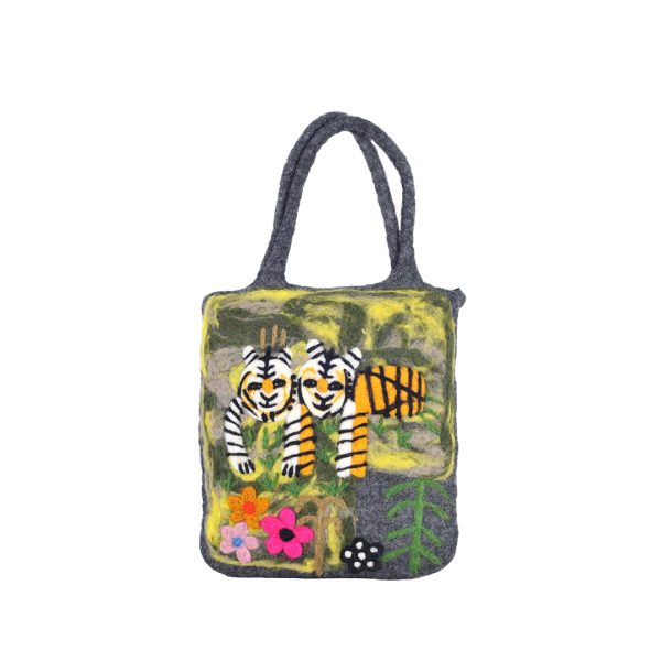 Jungle Companions Felt Tote