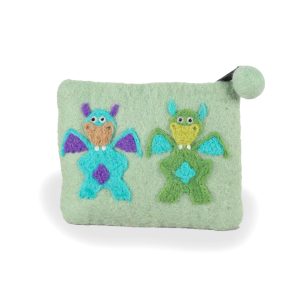Dragon Dance Felt Purse
