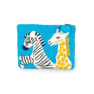 Felt GiraffeXZebra Purse