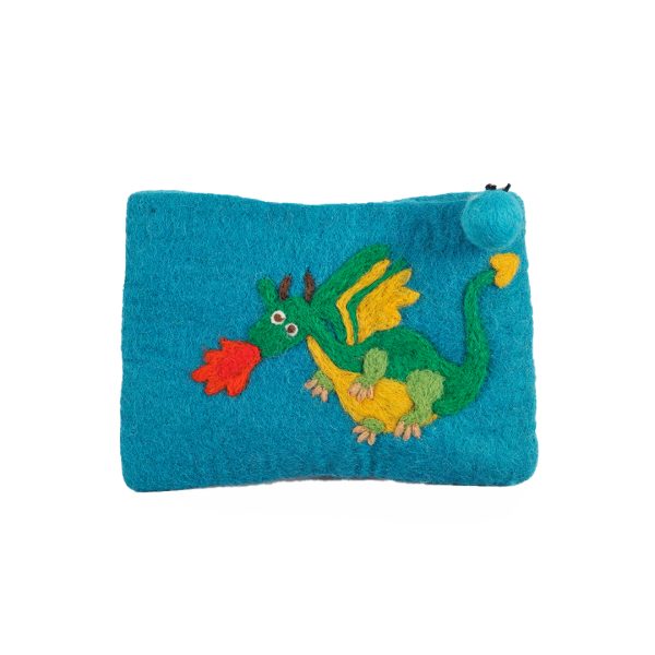 Enchanted Dragon Felt Purse