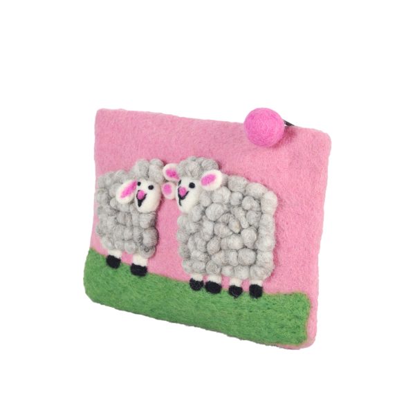 Sheep Felt Purse