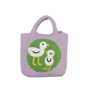 Bird Duo Felt Purse | Felt Bags | Handmade in Nepal