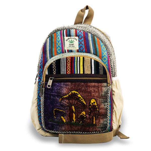 Hemp Cotton Backpack, Medium