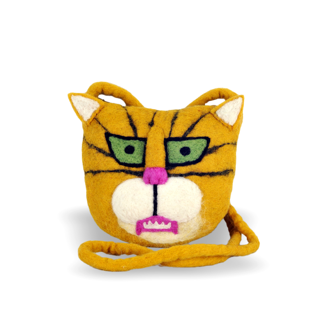 Felt Bag Cat Design