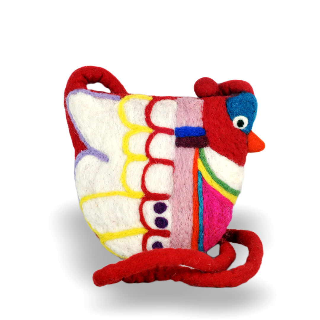 Felt Assorted Design Purse