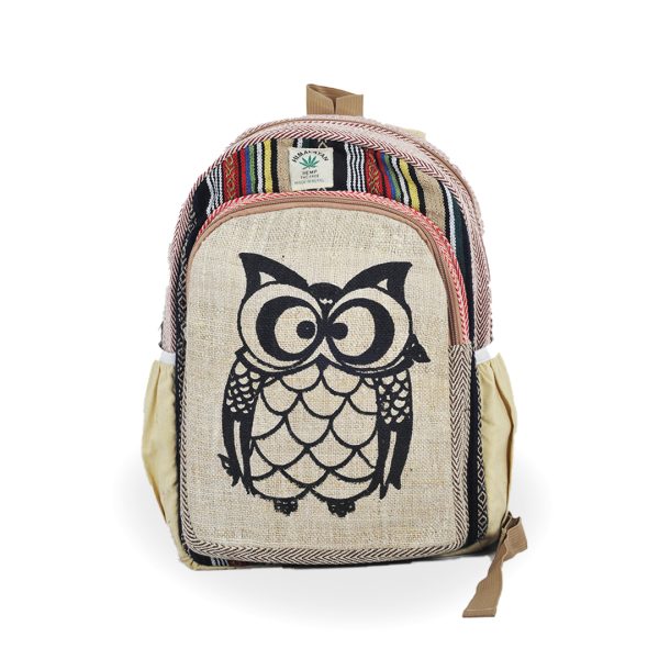 Hemp Cotton Backpack, Medium