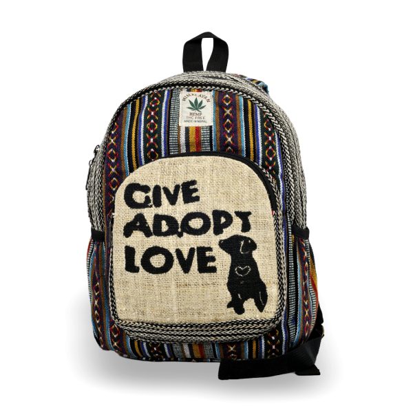 Hemp Cotton Backpack, Medium