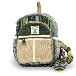 Hemp Cotton Backpack, Mini, Large