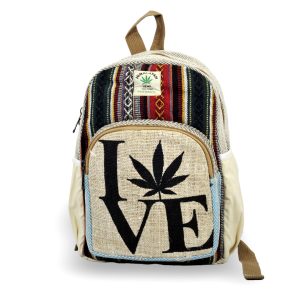 Hemp Cotton Backpack, Mini, Large